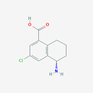 (S)-5-amino-3-chloro-5,6,7,8-tetrahydronaphthalene-1-carboxylic acid hydrochloride