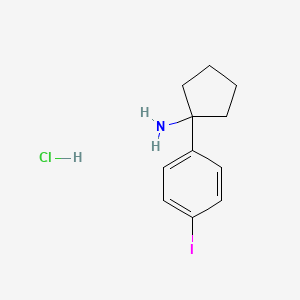 1-(4-Iodophenyl)cyclopentanamine hydrochloride