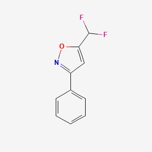 3-Phenyl-5-(difluoromethyl)isoxazole