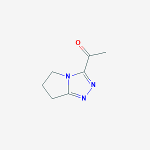 1-(6,7-dihydro-5H-pyrrolo[2,1-c][1,2,4]triazol-3-yl)ethanone