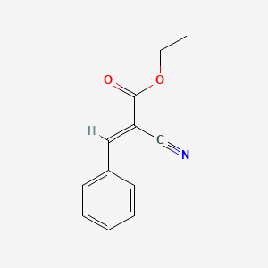 molecular formula C12H11NO2 B1297373 苯亚甲基氰基乙酸乙酯 CAS No. 2025-40-3