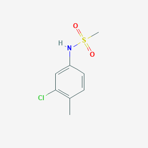 molecular formula C8H10ClNO2S B1297377 N-(3-氯-4-甲基苯基)甲磺酰胺 CAS No. 71270-61-6