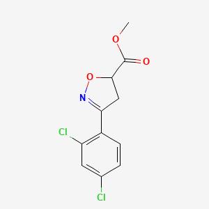 Methyl 3-(2,4-dichlorophenyl)-4,5-dihydroisoxazole-5-carboxylate