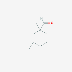 B129738 1,3,3-Trimethylcyclohexane-1-carbaldehyde CAS No. 140423-45-6