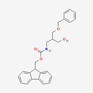 (9H-Fluoren-9-yl)methyl (3-(benzyloxy)-2-(hydroxymethyl)propyl)carbamate