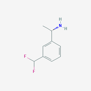 (S)-1-(3-(Difluoromethyl)phenyl)ethan-1-amine