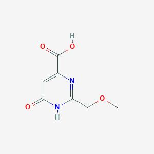 2-(Methoxymethyl)-6-oxo-1,6-dihydropyrimidine-4-carboxylic acid