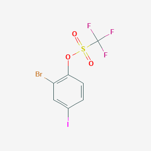 2-Bromo-4-iodophenyl trifluoromethanesulfonate