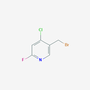 5-(Bromomethyl)-4-chloro-2-fluoropyridine