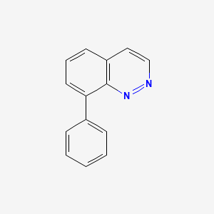 molecular formula C14H10N2 B12973957 8-Phenylcinnoline 