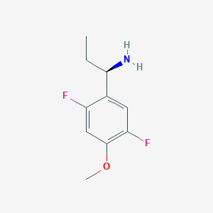 (R)-1-(2,5-Difluoro-4-methoxyphenyl)propan-1-amine