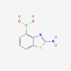 (2-Aminobenzo[d]thiazol-4-yl)boronic acid