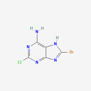 8-Bromo-2-chloro-9H-purin-6-amine