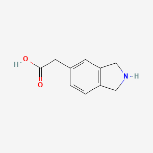 2-(Isoindolin-5-yl)acetic acid