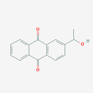 2-(1-Hydroxyethyl)anthracene-9,10-dione