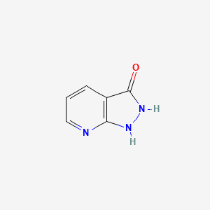 molecular formula C6H5N3O B1297407 1,2-dihydro-3H-pyrazolo[3,4-b]pyridin-3-one CAS No. 2942-43-0
