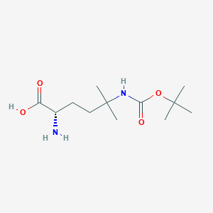 (S)-2-Amino-5-((tert-butoxycarbonyl)amino)-5-methylhexanoic acid