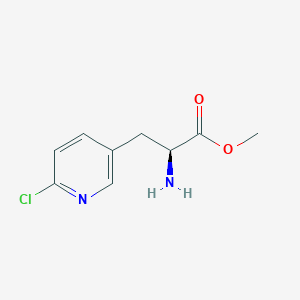 Methyl (S)-2-amino-3-(6-chloropyridin-3-yl)propanoate