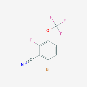 6-Bromo-2-fluoro-3-(trifluoromethoxy)benzonitrile