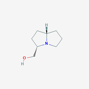 ((3S,7AS)-hexahydro-1H-pyrrolizin-3-yl)methanol