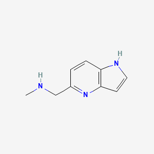 N-Methyl-1-(1H-pyrrolo[3,2-b]pyridin-5-yl)methanamine