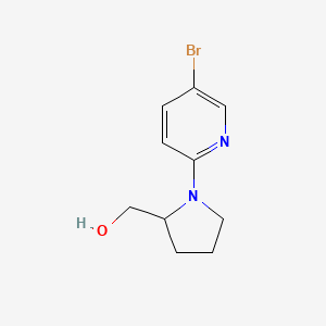 (1-(5-Bromopyridin-2-yl)pyrrolidin-2-yl)methanol