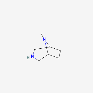 molecular formula C7H14N2 B1297412 8-Methyl-3,8-diazabicyclo[3.2.1]octane CAS No. 51102-42-2