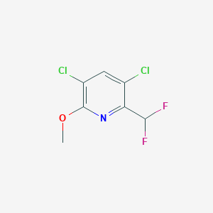 3,5-Dichloro-2-(difluoromethyl)-6-methoxypyridine