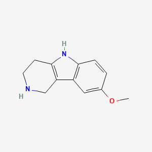 molecular formula C12H14N2O B1297416 8-Methoxy-2,3,4,5-tetrahydro-1H-pyrido[4,3-b]indole CAS No. 126912-70-7