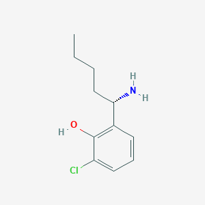 (S)-2-(1-Aminopentyl)-6-chlorophenol