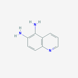 molecular formula C9H9N3 B1297419 喹啉-5,6-二胺 CAS No. 42143-23-7