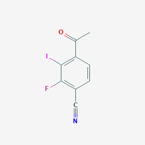 4-Acetyl-2-fluoro-3-iodobenzonitrile