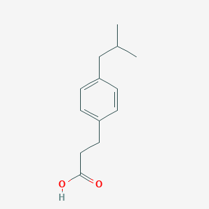 B129742 3-(4-Isobutylphenyl)propanoic acid CAS No. 65322-85-2