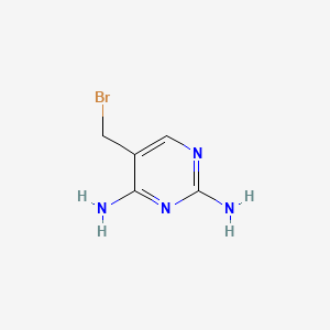 molecular formula C5H7BrN4 B1297422 2,4-二氨基-5-(溴甲基)嘧啶 CAS No. 89446-58-2