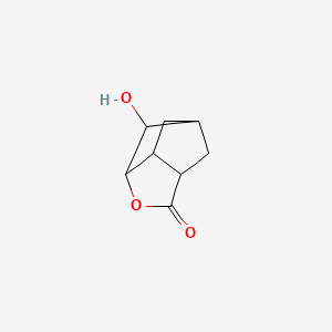 molecular formula C8H10O3 B1297431 6-羟基六氢-2H-3,5-甲烷环戊[b]呋喃-2-酮 CAS No. 92343-46-9