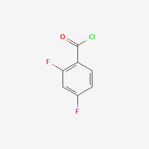 molecular formula C7H3ClF2O B1297438 2,4-二氟苯甲酰氯 CAS No. 72482-64-5