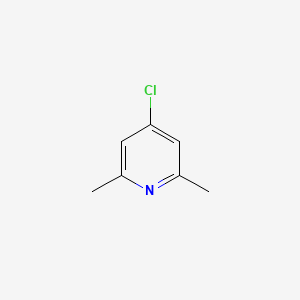 molecular formula C7H8ClN B1297441 4-氯-2,6-二甲基吡啶 CAS No. 3512-75-2