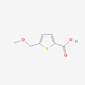 molecular formula C7H8O3S B1297443 5-(Methoxymethyl)thiophene-2-carboxylic acid CAS No. 61855-04-7