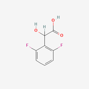 molecular formula C8H6F2O3 B1297448 2,6-二氟扁桃酸 CAS No. 207981-50-8