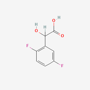 molecular formula C8H6F2O3 B1297450 2,5-二氟扁桃酸 CAS No. 207853-61-0