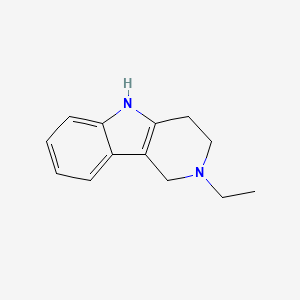molecular formula C13H16N2 B1297452 2-乙基-2,3,4,5-四氢-1H-吡啶并[4,3-b]吲哚 CAS No. 6208-42-0
