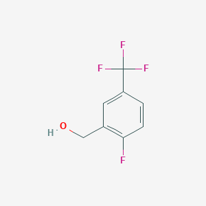 molecular formula C8H6F4O B1297460 2-Fluoro-5-(trifluoromethyl)benzyl alcohol CAS No. 207974-09-2