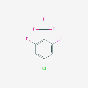 5-Chloro-1-fluoro-3-iodo-2-(trifluoromethyl)benzene