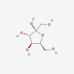 molecular formula C6H12O6 B1297463 beta-D-fructofuranose CAS No. 53188-23-1