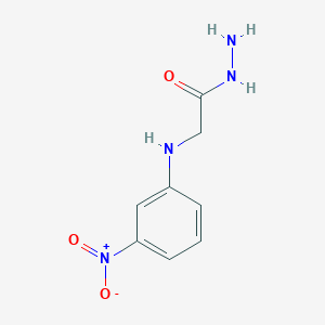 molecular formula C8H10N4O3 B1297474 2-(3-Nitroanilino)acetohydrazide CAS No. 36107-14-9
