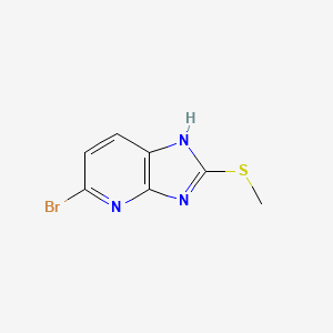 5-Bromo-2-(methylthio)-3H-imidazo[4,5-b]pyridine