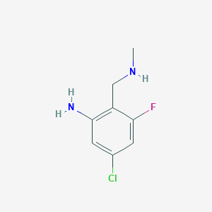 5-Chloro-3-fluoro-2-((methylamino)methyl)aniline