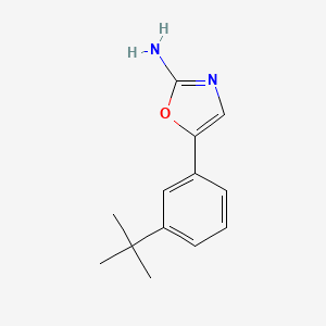 5-(3-(tert-Butyl)phenyl)oxazol-2-amine