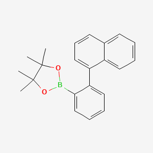 4,4,5,5-Tetramethyl-2-(2-(naphthalen-1-yl)phenyl)-1,3,2-dioxaborolane