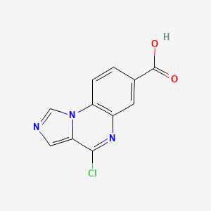 4-Chloroimidazo[1,5-a]quinoxaline-7-carboxylic acid